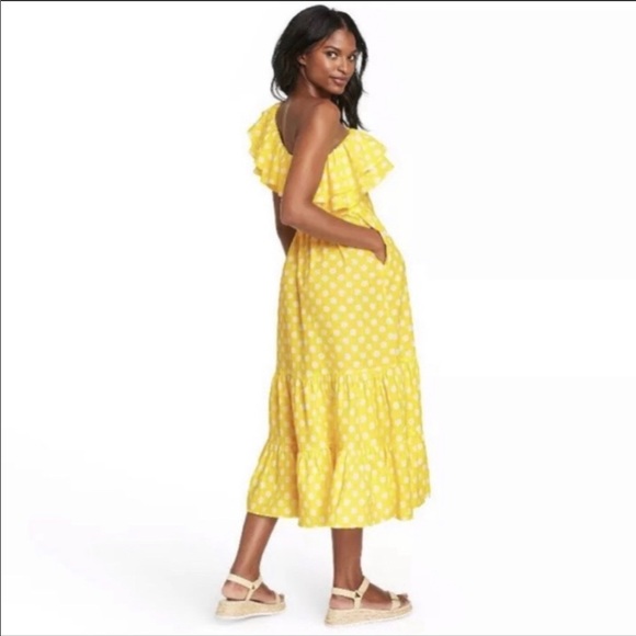 Lisa Marie Fernandez Polka Dot One Shoulder Dress - Picture 12 of 16